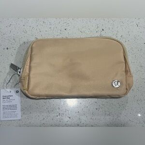Lululemon Everywhere Belt Bag | Cream, Off-white, Tan |Sling Bag | Double Zip